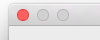 Screenshot of Window close button on Mac